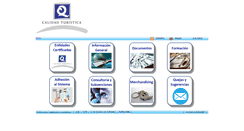 Desktop Screenshot of calidadturistica.es