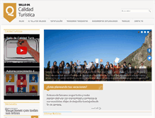 Tablet Screenshot of calidadturistica.cl